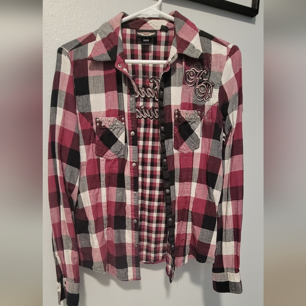 Harley Davidson flannel shirt